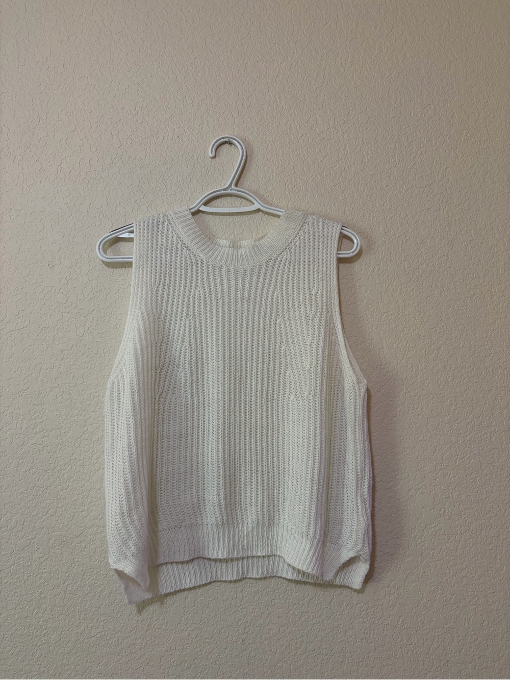 Sleeveless Knit Summer Sweater